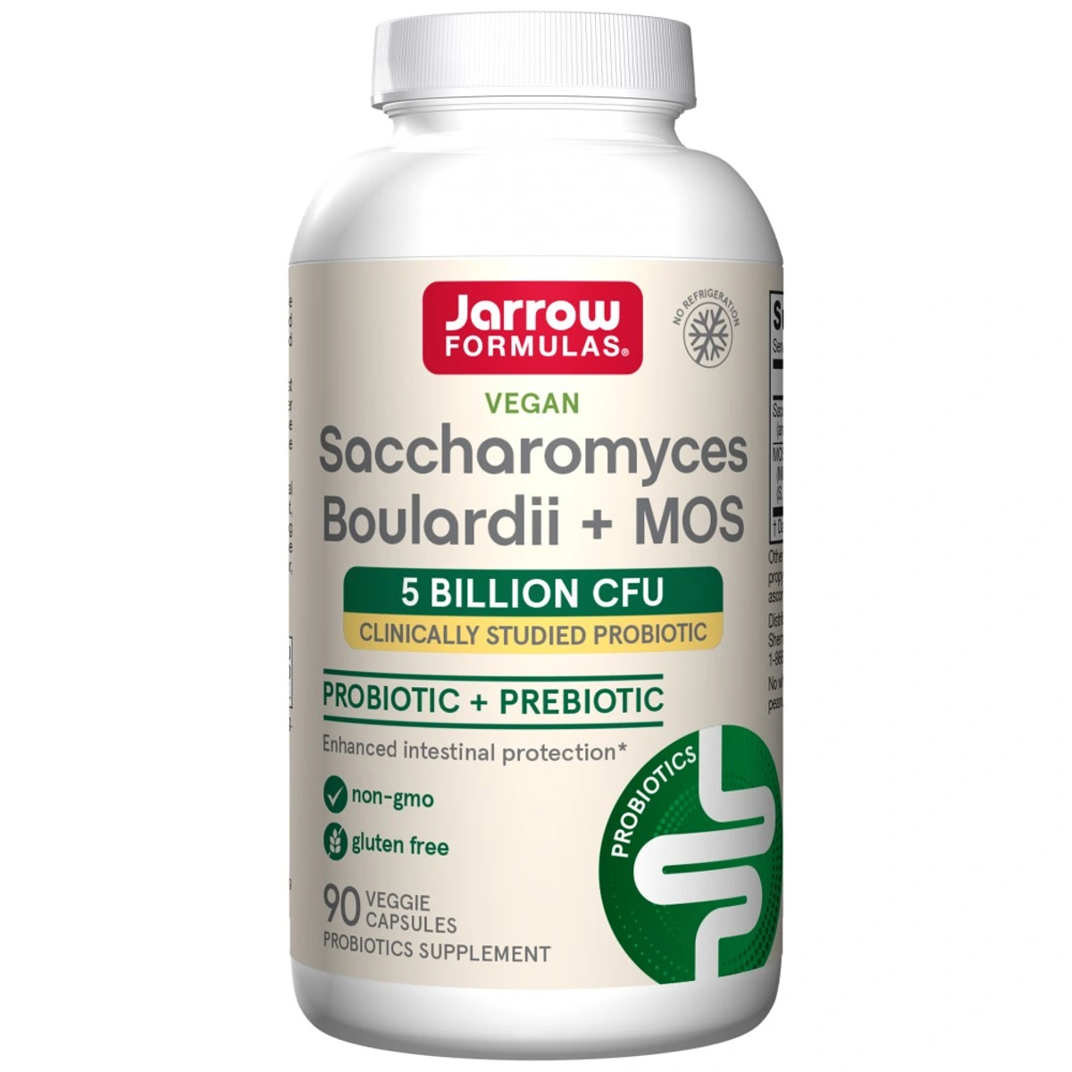 Jarrow Formulas Saccharomyces Boulardii + MOS — Брой капсули: 90 капсули