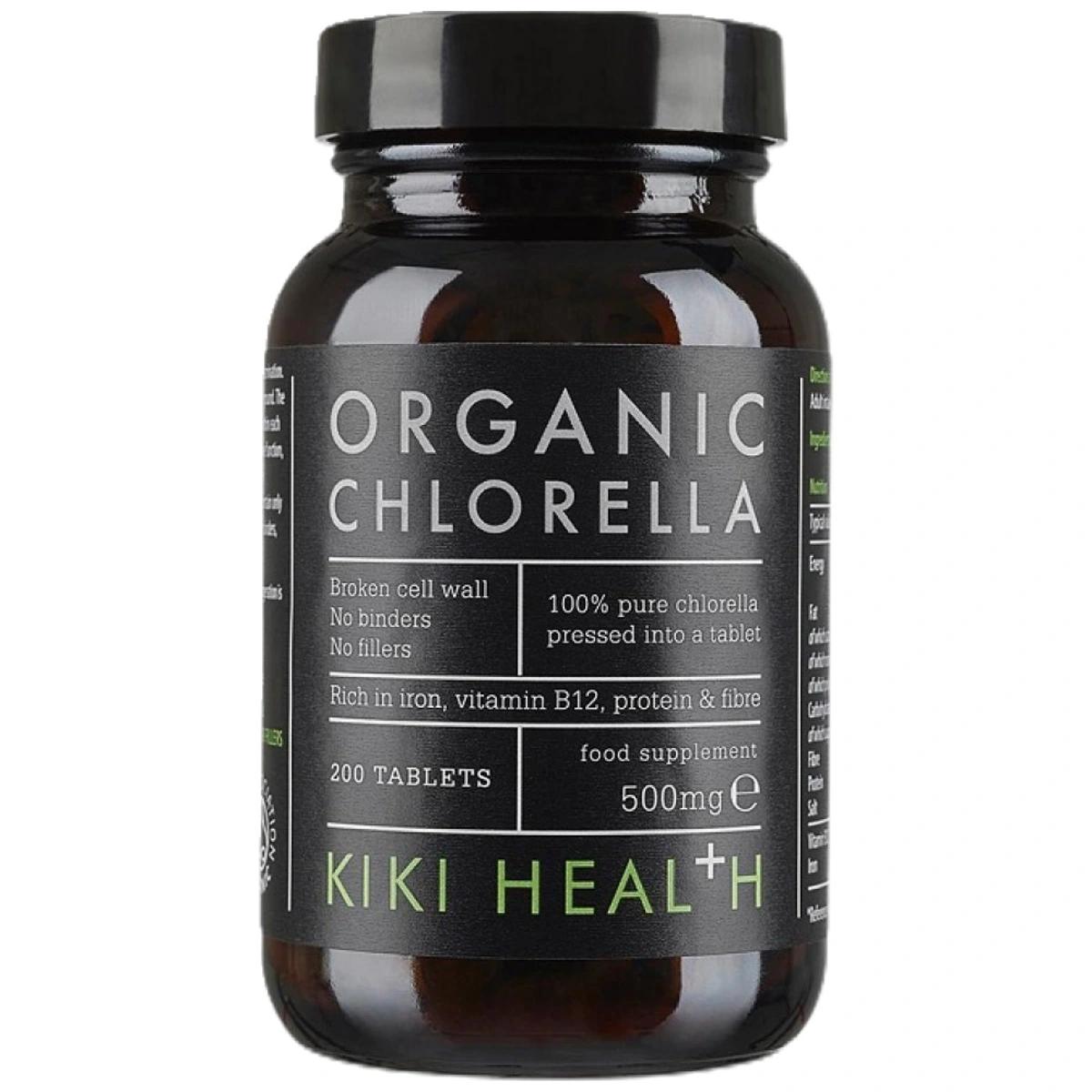 KIKI Health Organic Chlorella 500 mg — Брой таблетки: 200 Таблетки