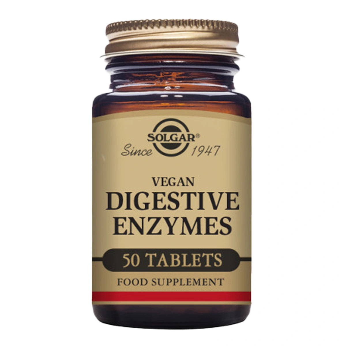 Solgar Vegan Digestive Enzymes — Брой таблетки: 50 Таблетки