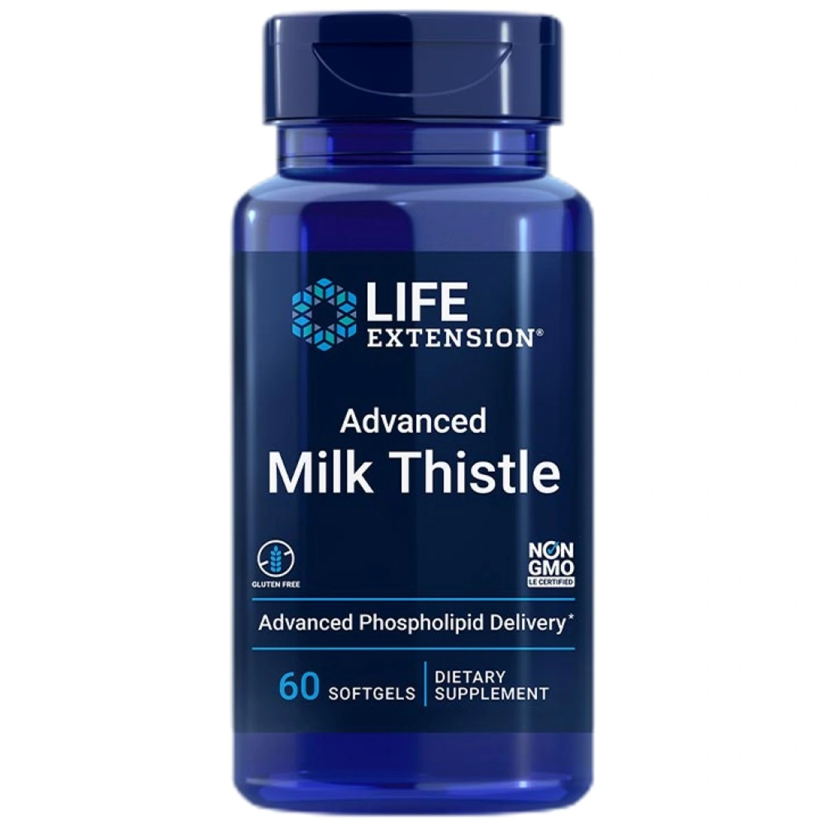 Life Extension Advanced Milk Thistle — Брой капсули: 60 капсули