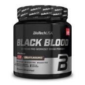 BioTechUSA Black Blood CAF+ Preworkout Drink Powder with 12 Active ...