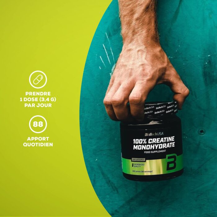 BioTechUSA 100% Creatine Monohydrate | Pharmaceutical Grade ... BioTechUSA 100% Creatine Monohydrate | Pharmaceutical Grade ...