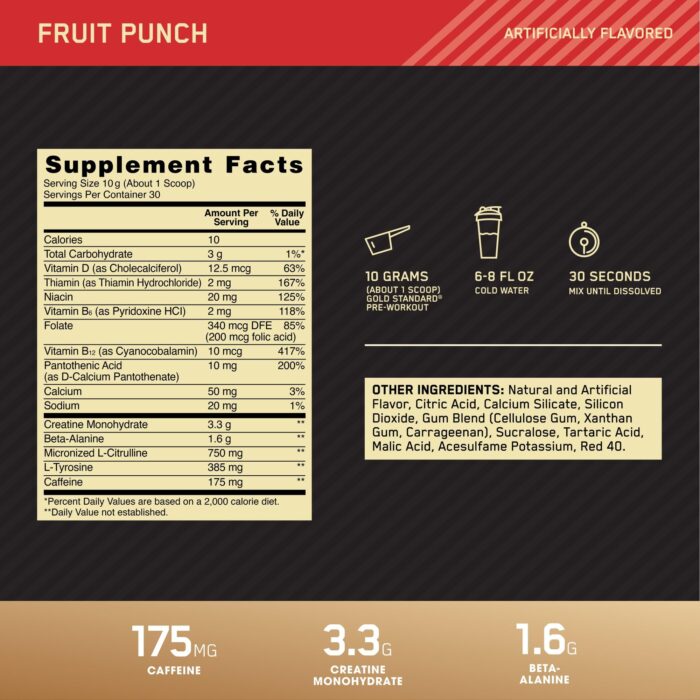 Amazon.com: OPTIMUM NUTRITION Gold Standard Pre-Workout with ... Amazon.com: OPTIMUM NUTRITION Gold Standard Pre-Workout with ...