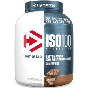 Dymatize ISO100 Hydrolyzed Whey Protein Isolate Powder, Fruity ...