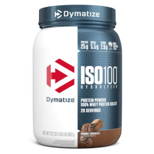 Dymatize ISO100 Hydrolyzed Whey Protein Isolate Powder, Fruity ...