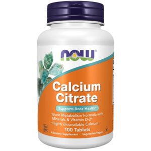 Amazon.com: NOW Foods Supplements, Calcium Citrate with Vitamin D ...