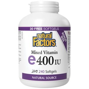 Vitamin E 400 IU · Natural Source 268 mg