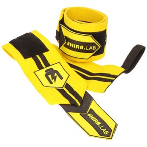 Hero Wrist Wraps | Yellow & Black