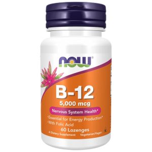 Vitamin B-12 5000 mcg with Folic Acid