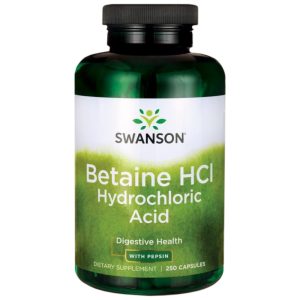 Betaine HCl Hydrochloric Acid with Pepsin