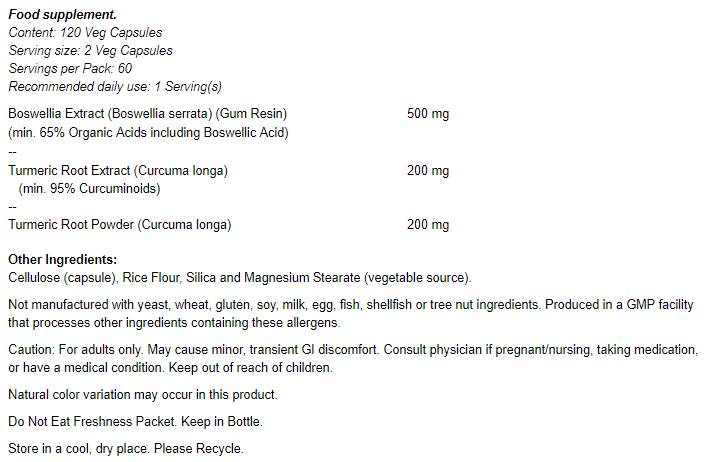 NOWBoswelliaExtractPlusTurmericRootExtract250mg120VegCapsules-nutric7e86 NOWBoswelliaExtractPlusTurmericRootExtract250mg120VegCapsules-nutric7e86