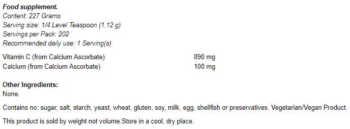 NOWCalciumAscorbatePureBufferedPowder227Grams-nutrif6e40 NOWCalciumAscorbatePureBufferedPowder227Grams-nutrif6e40