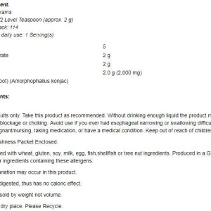 NOWGlucomannanfromKonjacRootPurePowder227Grams-5eb4f