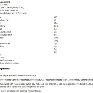 NOWSunflowerLecithinLiquid473ml.-nutrif946f