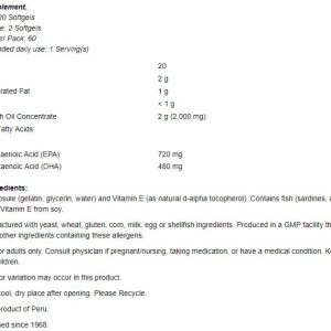 NOWSuperOmegaEPAMolecularlyDistilled120Softgels13ab9