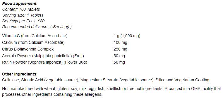 NOWVitaminC-1000Complex-Bufferedwith250mgBioflavonoids180Tablets-nutriefeb9 NOWVitaminC-1000Complex-Bufferedwith250mgBioflavonoids180Tablets-nutriefeb9