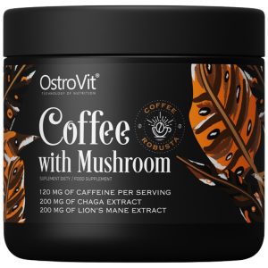 Coffee with Mushroom | Natural Robusta with Chaga, Lion's Mane, Caffeine & L-Theanine