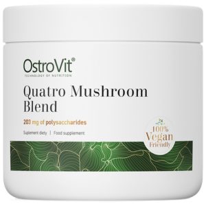 Quatro Mushroom Blend Powder | Lion's Mane ~ Reishi ~ Cordyceps ~ Chaga