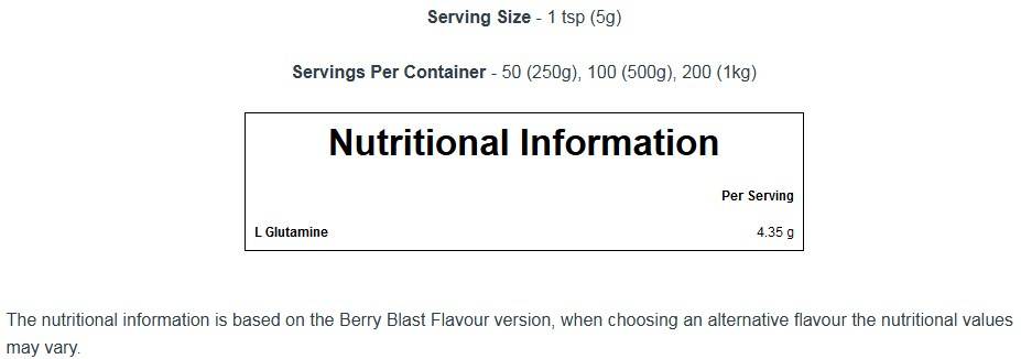 myproteinlgutamineba090 myproteinlgutamineba090