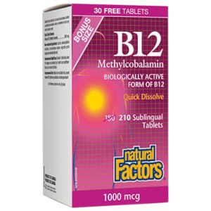 B12 Methylcobalamin 1000 mcg