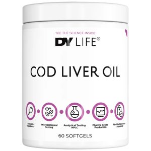 DY Life Cod Liver Oil 408.8 mg | with Vitamin A & D3