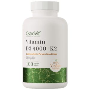 Vitamin D3 4000 IU + K2 100 mcg | Vege