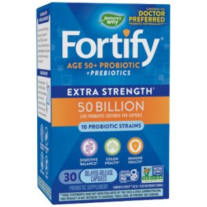 Fortify Age 50+ Probiotic 50 Billion | Extra Strength